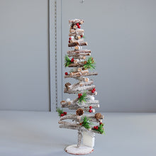 Load image into Gallery viewer, Christmas Led Lights Wooden Tree Artificial Trees Hanging Ornaments New Year Decorations For Home Mall Office Display Navidad De
