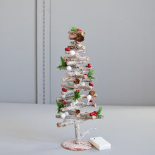 Load image into Gallery viewer, Christmas Led Lights Wooden Tree Artificial Trees Hanging Ornaments New Year Decorations For Home Mall Office Display Navidad De
