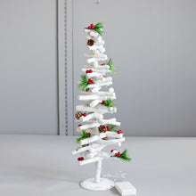 Load image into Gallery viewer, Christmas Led Lights Wooden Tree Artificial Trees Hanging Ornaments New Year Decorations For Home Mall Office Display Navidad De