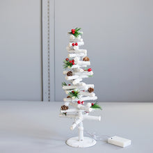 Load image into Gallery viewer, Christmas Led Lights Wooden Tree Artificial Trees Hanging Ornaments New Year Decorations For Home Mall Office Display Navidad De