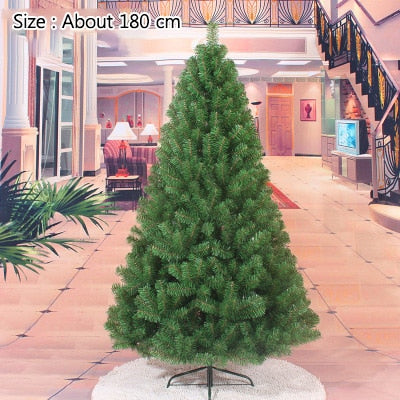 120/150/180CM Encryption Green Tree Mini Artificial Christmas Tree Decorations Family Christmas Decoration Home Decor