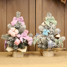 Load image into Gallery viewer, Christmas Decorations Potted Tree Bonsai Tree Pink Blue Christmas Tree Desktop Ornaments Ornaments for Home Desktop Decorations