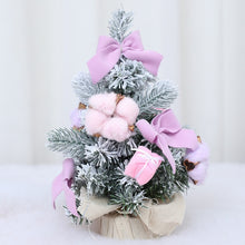 Load image into Gallery viewer, Christmas Decorations Potted Tree Bonsai Tree Pink Blue Christmas Tree Desktop Ornaments Ornaments for Home Desktop Decorations