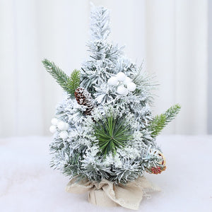 Christmas Decorations Potted Tree Bonsai Tree Pink Blue Christmas Tree Desktop Ornaments Ornaments for Home Desktop Decorations