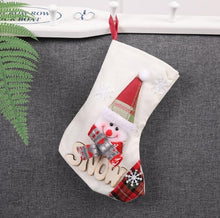 Load image into Gallery viewer, Snowman Medium Christmas Socks Fashion Kids Santa Claus Candy Gift Bag Christmas Day Home Decorative Props  SN2256