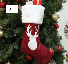 Load image into Gallery viewer, Christmas Gift Bag Christmas Stocking Christmas Tree Ornament For Kids Candy Bag Stocking New Year Prop Socks Xmas Decoration SN