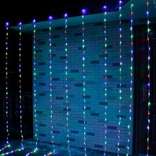 Load image into Gallery viewer, Thrisdar 6X3M 3X6M Waterfall Effect Curtain String Light Garland Holiday Christmas Wedding Party Background Icicle Fairy Light
