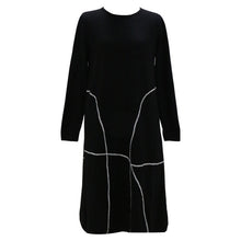 Load image into Gallery viewer, Women's Clothing Dresses Christmas sexy pullover fem me work sweater black striped dress plus size loose 2019 autumn winter