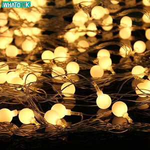 100m 800 LED Fairy String Lights Ball Garland Christmas New Year Holiday Birthday Party Wedding Luminaria Decor Garden Lighting