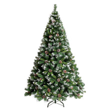 Load image into Gallery viewer, Encryption Falling Snow Pine Cone Green Tree Mini Artificial Christmas Tree Decorations Christmas Decoration For Home Xmas Tree
