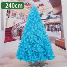 Load image into Gallery viewer, 240cm Christmas tree black bluer artificial Christmas tree decorations merry Christmas decorations for home free shipping