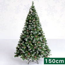 Load image into Gallery viewer, Strongwell Encryption Falling Snow Pine Cone Green Tree Mini Artificial Christmas Tree Decorations Christmas Decoration For Home