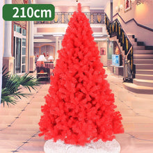 Load image into Gallery viewer, 210cm Christmas tree pink rose red artificial Christmas tree decorations Christmas decorations for home Christmas ornaments