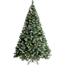 Load image into Gallery viewer, Christmas Trees with Pine Cones Snowflake Decor 1.2m 1.5m 1.8m 2.1m Artificial xmas Tree Small Large New Year Holiday Decoration