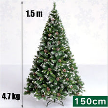 Load image into Gallery viewer, Christmas Trees with Pine Cones Snowflake Decor 1.2m 1.5m 1.8m 2.1m Artificial xmas Tree Small Large New Year Holiday Decoration