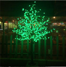 Load image into Gallery viewer, 2M 6.5ft Height LED Artificial Cherry Blossom Trees Christmas Light 1152pcs LED Bulbs 110/220VAC Rainproof fairy garden decor