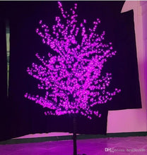 Load image into Gallery viewer, 2M 6.5ft Height LED Artificial Cherry Blossom Trees Christmas Light 1152pcs LED Bulbs 110/220VAC Rainproof fairy garden decor