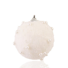 Load image into Gallery viewer, Rhinestone Glitter Christmas Ornaments Tree Bubble Balls Decoration Hanging Foam Balls Pendant Flocking Stick Drill Decorative