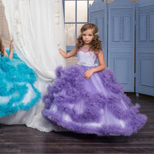 Load image into Gallery viewer, ABYABYGO Luxury Princess Christmas and New Year Party Dresses Baby Kids Ball Gown Birthday Gift Children Toddler Dress for Girls