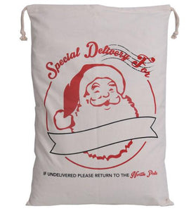 12 Styles Santa Sacks Bags 20 pcs/lot Large Organic Heavy Gift Canvas Red Drawstring Bag For Christmas Decoration Can be Mix