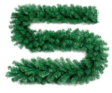 Load image into Gallery viewer, 50PCS 2.7m (9ft) Artificial Green Wreaths Christmas Garland Fireplace Wreath for Xmas New Year Tree Home Party Decoration SN1375