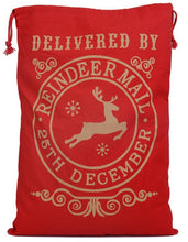 Load image into Gallery viewer, Wholesale Santa Sack 44 styles 100pcs/lot Christmas Gift Bag Large Canvas Santa Bag Reindeer Organic Heavy Canvas Drawstring Bag