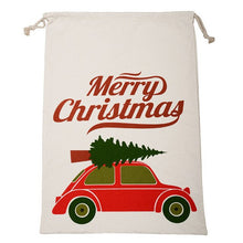Load image into Gallery viewer, Wholesale Santa Sack 44 styles 100pcs/lot Christmas Gift Bag Large Canvas Santa Bag Reindeer Organic Heavy Canvas Drawstring Bag
