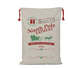 Load image into Gallery viewer, Wholesale Santa Sack 44 styles 100pcs/lot Christmas Gift Bag Large Canvas Santa Bag Reindeer Organic Heavy Canvas Drawstring Bag