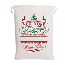 Load image into Gallery viewer, Wholesale Santa Sack 44 styles 100pcs/lot Christmas Gift Bag Large Canvas Santa Bag Reindeer Organic Heavy Canvas Drawstring Bag