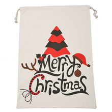 Load image into Gallery viewer, Wholesale Santa Sack 44 styles 100pcs/lot Christmas Gift Bag Large Canvas Santa Bag Reindeer Organic Heavy Canvas Drawstring Bag