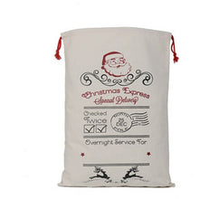 Load image into Gallery viewer, Wholesale Santa Sack 44 styles 100pcs/lot Christmas Gift Bag Large Canvas Santa Bag Reindeer Organic Heavy Canvas Drawstring Bag