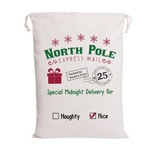 Load image into Gallery viewer, Wholesale Santa Sack 44 styles 100pcs/lot Christmas Gift Bag Large Canvas Santa Bag Reindeer Organic Heavy Canvas Drawstring Bag