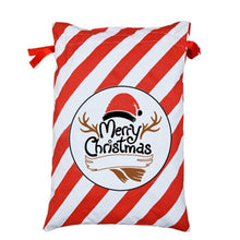 Load image into Gallery viewer, Wholesale Santa Sack 44 styles 100pcs/lot Christmas Gift Bag Large Canvas Santa Bag Reindeer Organic Heavy Canvas Drawstring Bag