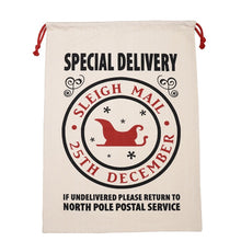 Load image into Gallery viewer, Wholesale Santa Sack 44 styles 100pcs/lot Christmas Gift Bag Large Canvas Santa Bag Reindeer Organic Heavy Canvas Drawstring Bag