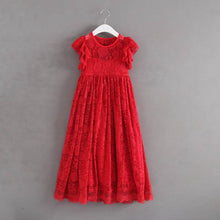 Load image into Gallery viewer, Wholesale New Year Christmas Girls Princess Dresses Red Green Ankle Length Party Dress Children Clothing 2-6Y E16893