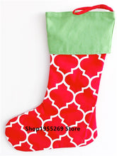 Load image into Gallery viewer, 2018 New Arrival Christmas Stockings 125pcs/lot Xmas Gift Socks Candy Cane Stocking Bag 4 Styles Can Mix Wholesale