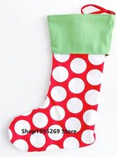 Load image into Gallery viewer, 2018 New Arrival Christmas Stockings 125pcs/lot Xmas Gift Socks Candy Cane Stocking Bag 4 Styles Can Mix Wholesale