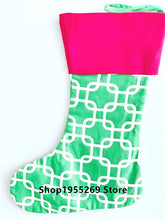 Load image into Gallery viewer, 2018 New Arrival Christmas Stockings 125pcs/lot Xmas Gift Socks Candy Cane Stocking Bag 4 Styles Can Mix Wholesale