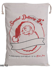 Load image into Gallery viewer, Factory Wholesale 50pcs/lot Large Santa Sacks Drawstring Christmas Gift Wrap Canvas Sack Gift Bag New Arrival 50x70cm For Kids
