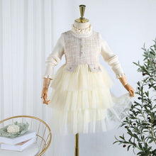 Load image into Gallery viewer, 5355 Ruffles Botton Princess Baby Girl Dress Christmas Party Wedding Kid Dress For Girl Wholesale Thanksgiving Baby Girl Clothes
