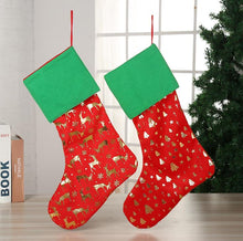 Load image into Gallery viewer, Christmas Candy Stocking Gift Bag Christmas Trees Decorations Socks Hanging On Wall Christmas Decorations 8styles  SN2487
