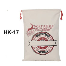 Load image into Gallery viewer, 44 Styles Santa Sacks 11pcs/lot Wholesale Christmas Bag Drawstring Large Canvas Gift Bag For Christmas Decoration Can Mix Buy