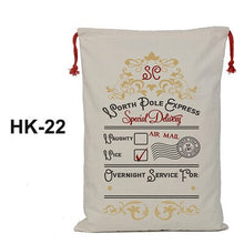 Load image into Gallery viewer, 44 Styles Santa Sacks 11pcs/lot Wholesale Christmas Bag Drawstring Large Canvas Gift Bag For Christmas Decoration Can Mix Buy