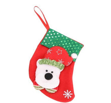 Load image into Gallery viewer, 200 Pcs Mini Christmas Stockings Socks Santa Claus Candy Gift Bag Xmas Tree Decor Festival Party Ornament SN2252