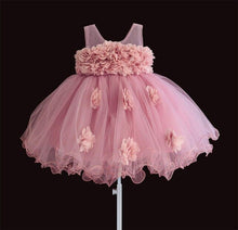 Load image into Gallery viewer, Girls Dress Christmas Children Evening Party Dress Girls Costume Kids Dresses For Girls Princess Dress Flowers Wedding Gown