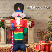Load image into Gallery viewer, Christmas Inflatable Doll Nutcracker Soldier Snowman Christmas Tree Figures Outdoor Yard Garden Ornaments Christmas Decoration