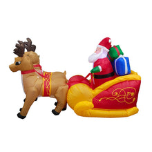 Load image into Gallery viewer, Christmas Decorations For Home Garden Ornament Elk Sleigh Santa Claus Inflatable Decoration New Year ,Party Supplies