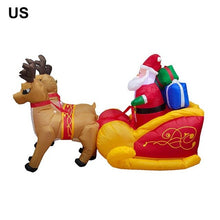 Load image into Gallery viewer, Christmas Decorations For Home Garden Ornament Elk Sleigh Santa Claus Inflatable Decoration New Year ,Party Supplies