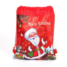 Load image into Gallery viewer, 120pcs Christmas Gift Candy Bag Santa Claus Drawstring Bag Backpack Kids New Year Stockings Gifts Holders Bag Xmas Party