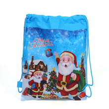 Load image into Gallery viewer, 120pcs Christmas Gift Candy Bag Santa Claus Drawstring Bag Backpack Kids New Year Stockings Gifts Holders Bag Xmas Party